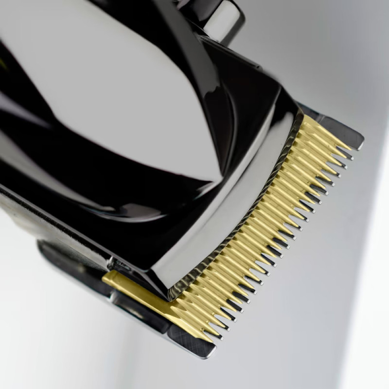 BaByliss hair clipper Super-X Metal Series, battery, nozzles-12, steel with graphite coating, black-silver (E991E)