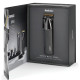 BaByliss hair clipper Super-X Metal Series, battery, nozzles-12, steel with graphite coating, black-silver (E991E)