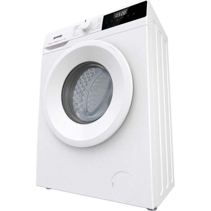 Gorenje WM front load, 6kg, 1000, C, 43.5cm, display, steam, invertor, white (WNHPI60SCS)