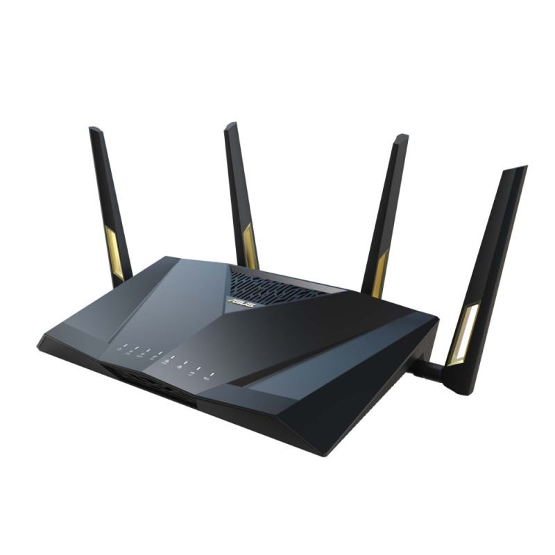 ASUS Маршрутизатор RT-AX88U PRO AX6000 4xGE LAN 2.5xGE WAN 1x2.5GE WAN/LAN 1xUSB3.2 1xUSB2.0 MU-MIMO OFDMA MESH (90IG0820-MO3A00)