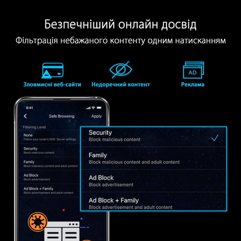 ASUS Маршрутизатор RT-AX88U PRO AX6000 4xGE LAN 2.5xGE WAN 1x2.5GE WAN/LAN 1xUSB3.2 1xUSB2.0 MU-MIMO OFDMA MESH (90IG0820-MO3A00)