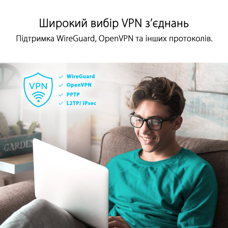 ASUS Маршрутизатор RT-AX88U PRO AX6000 4xGE LAN 2.5xGE WAN 1x2.5GE WAN/LAN 1xUSB3.2 1xUSB2.0 MU-MIMO OFDMA MESH (90IG0820-MO3A00)