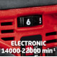 Einhell Шліфмашина ексцентрикова акумуляторна TE-RS 18 Li Kit 18В акб 1х2.5А·год 125 мм 14000-22000об·хв 1.2кг (4462010K)