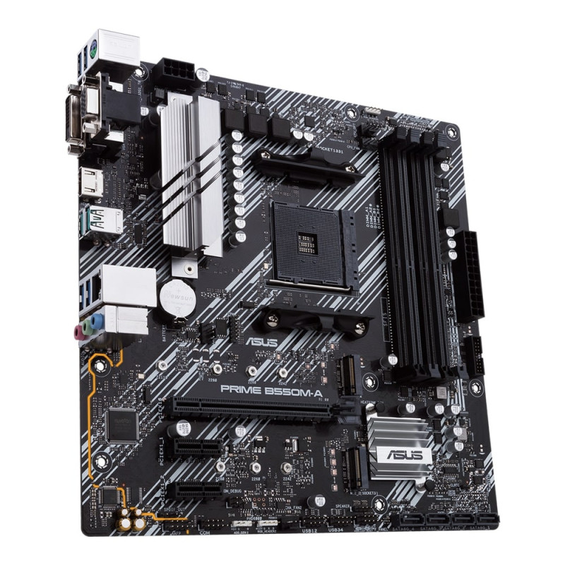 ASUS PRIME B550M-A sAM4 B550 4xDDR4 M.2 HDMI-DVI-VGA mATX (90MB14I0-M0EAY0)