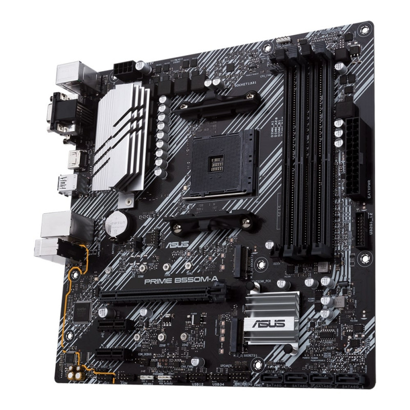 ASUS PRIME B550M-A sAM4 B550 4xDDR4 M.2 HDMI-DVI-VGA mATX (90MB14I0-M0EAY0)