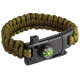Neo Tools Travel bracelet, 5in1, paracord 3.5m, strength 250kg, girth 24cm (63-140)