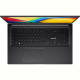 Ноутбук Asus Vivobook 17X M3704YA-AU128 (90NB1192-M005N0); 17.3" FullHD (1920x1080) IPS LED матовый , AMD Ryzen 5 7430U (2.3 - 4.3 ГГц) , RAM 16 ГБ , SSD 512 ГБ , AMD Radeon Graphics , без ОП , Wi-Fi , Bluetooth , веб-камера , без ОС , 2.1 кг , черный , подсветка клавиатуры