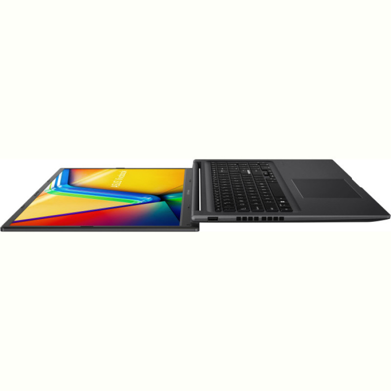 Ноутбук Asus Vivobook 17X M3704YA-AU128 (90NB1192-M005N0); 17.3" FullHD (1920x1080) IPS LED матовый , AMD Ryzen 5 7430U (2.3 - 4.3 ГГц) , RAM 16 ГБ , SSD 512 ГБ , AMD Radeon Graphics , без ОП , Wi-Fi , Bluetooth , веб-камера , без ОС , 2.1 кг , черный , подсветка клавиатуры