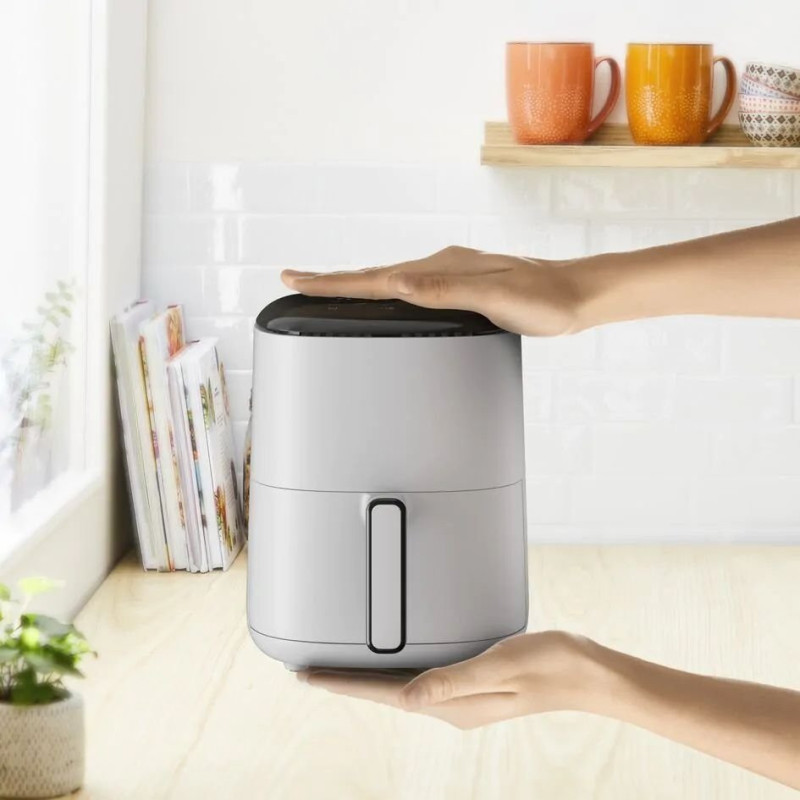 Tefal Мультипіч EasyFry Compact, 1300Вт, чаша-3л, сенсорне керув., 10 програм, пластик, білий (EY145A10)