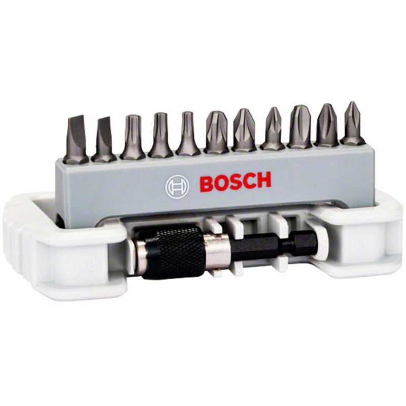 Bosch Набiр насадок для загвинчування з 11 шт., включно з тримачем для насадок (2.608.522.130)