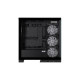 2E Gaming PC case Fantom GK701B without PSU, 2xUSB3.0, 1xUSBType-C, 4x120mm ARGB, VGA 400mm, LCS ready, controller with remote, TG Side/Front Panel, mATX, black (2E-GK701B)