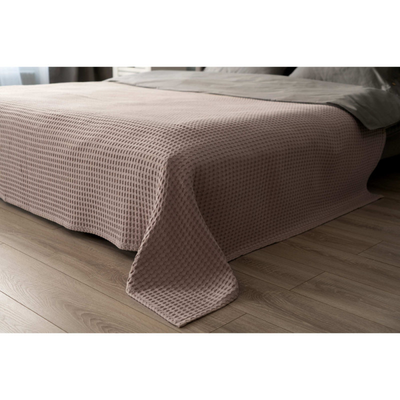 ARDESTO Pique blanket 220x230cm, 100% cotton, beige (ART0822PE)