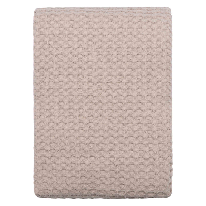 ARDESTO Pique blanket 220x230cm, 100% cotton, beige (ART0822PE)