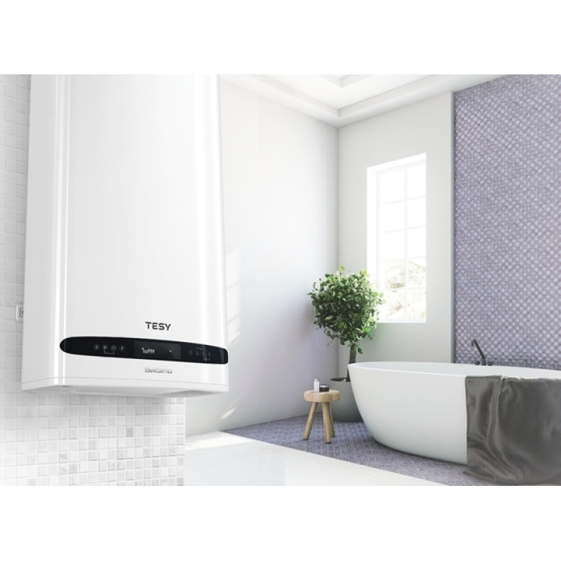 Tesy Water heater electr. Bellislimo Cloud flat GCR 1002722 E31 ECW Wi-Fi, 100 l, 2.2 kW, uni installation, electric control, B, white (304654)