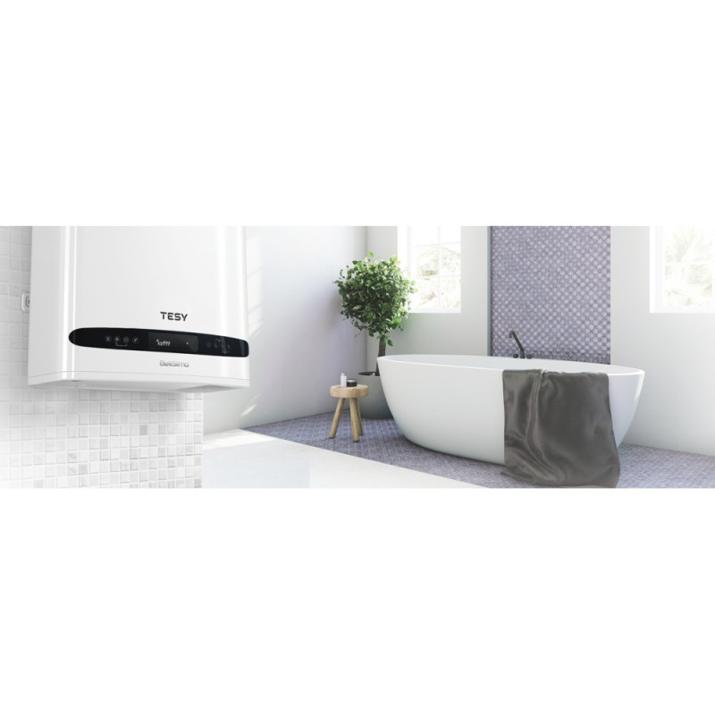 Tesy Water heater electr. Bellislimo Cloud flat GCR 1002722 E31 ECW Wi-Fi, 100 l, 2.2 kW, uni installation, electric control, B, white (304654)