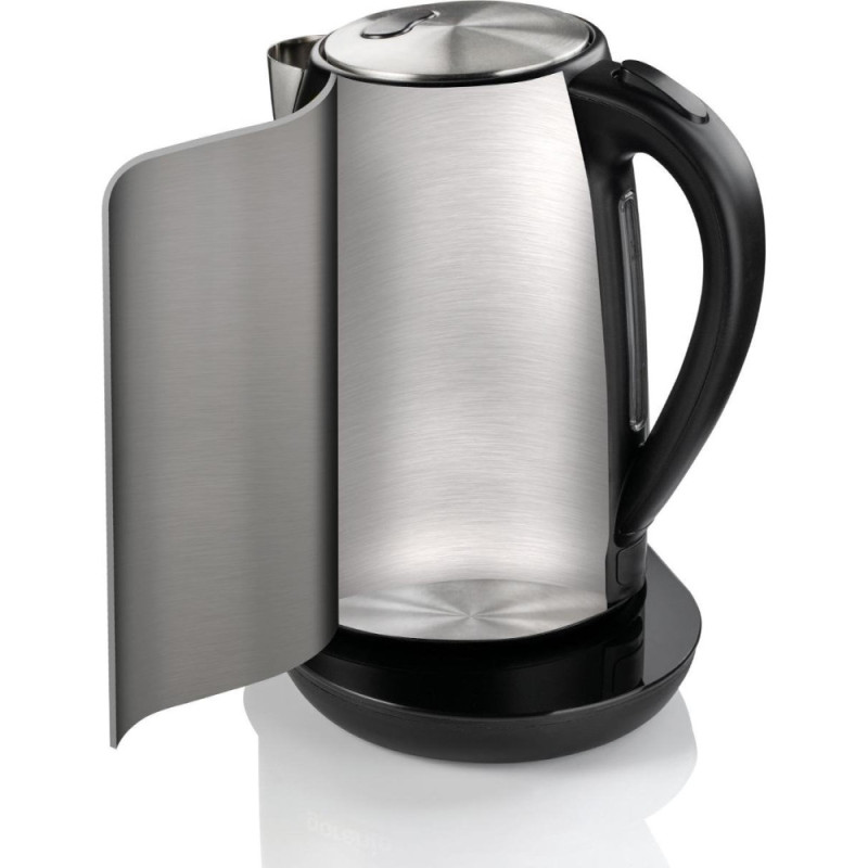 Gorenje Electric kettle, 1,7L, Strix, double-walled, black (K17TRB)