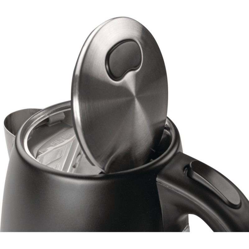 Gorenje Electric kettle, 1,7L, Strix, double-walled, black (K17TRB)