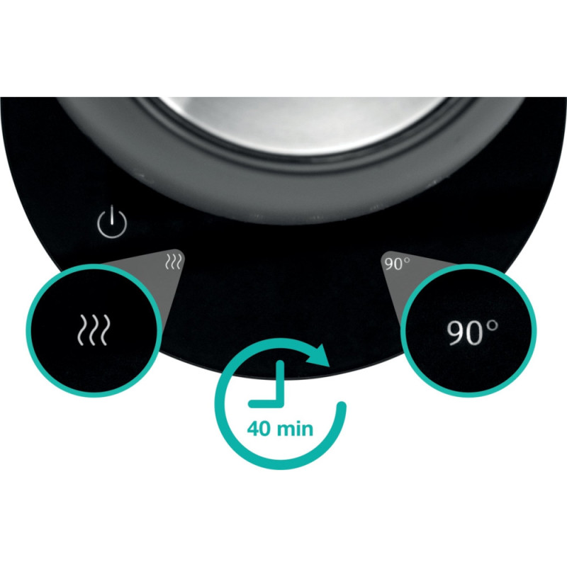 Gorenje Electric kettle, 1,7L, Strix, double-walled, black (K17TRB)