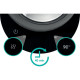 Gorenje Electric kettle, 1,7L, Strix, double-walled, black (K17TRB)