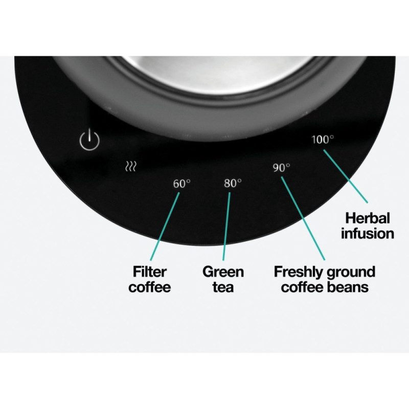 Gorenje Electric kettle, 1,7L, Strix, double-walled, black (K17TRB)