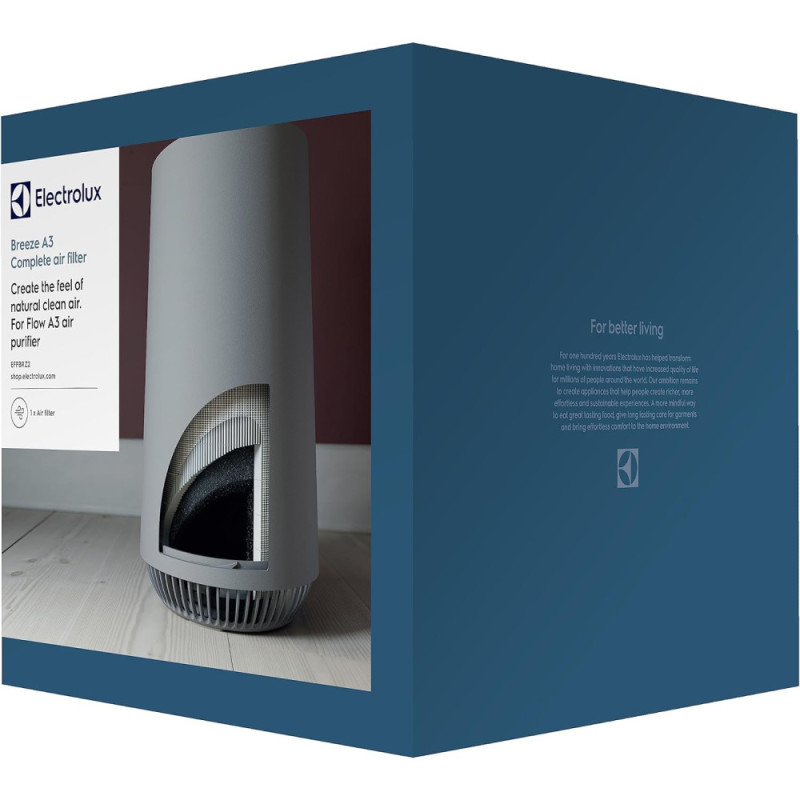 Electrolux Очиститель воздуха, 40м2, 202м3/ч, 4-х слойный HEPA фильтр, 3 режима, серый