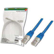 Digitus Патч-корд CAT 5e UTP, 3м, AWG 26/7, Cu, PVC, синій (DK-1511-030/B)