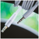 Кабель мультимедийный 3.5mm M to 3.5mm M 1.0m white XQISIT (4029948026954)