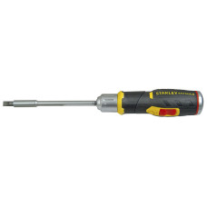 Stanley Викрутка FatMax, бітотримач реверсний 1/4", зберігання біт у рукоятці, 12 біт, SL, PH, PZ, Torx (FMHT0-62691)