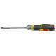 Stanley Викрутка FatMax, бітотримач реверсний 1/4", зберігання біт у рукоятці, 12 біт, SL, PH, PZ, Torx (FMHT0-62691)