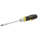 Stanley Викрутка FatMax, бітотримач реверсний 1/4", зберігання біт у рукоятці, 12 біт, SL, PH, PZ, Torx (FMHT0-62691)