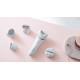 Philips Epilator 8000 series, rechargeable, tweezers.-32, dry+wet, nozzles-8, with backlight, white (BRE740/10)