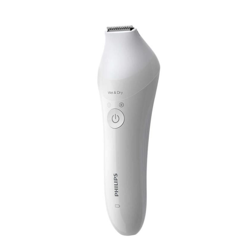 Philips Epilator 8000 series, rechargeable, tweezers.-32, dry+wet, nozzles-8, with backlight, white (BRE740/10)
