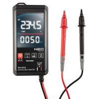 Neo Tools Мультиметр цифровий, 0-600В, рідкокристалічний дисплей із підсвіткою, сенсорний (94-004)