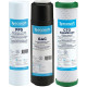 Ecosoft Set of 1-2-3 cartridges for Absolute osmosis (polypropylene+GAC+AquaGreen) (CHV3ECOAGR)