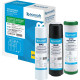 Ecosoft Set of 1-2-3 cartridges for Absolute osmosis (polypropylene+GAC+AquaGreen) (CHV3ECOAGR)