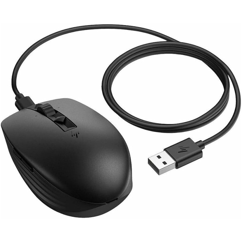 HP Mouse 710 Rechargeable Silent, USB-A/WL/BT, чорний (6E6F2AA)