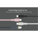 Belkin Cable USB-A - Lightning BRAIDED SILICONE, strap with magnet, 1m, black (CAA010BT1MBK)