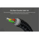 Belkin Cable USB-A - Lightning BRAIDED SILICONE, strap with magnet, 1m, black (CAA010BT1MBK)