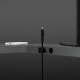Belkin Cable USB-A - Lightning BRAIDED SILICONE, strap with magnet, 1m, black (CAA010BT1MBK)