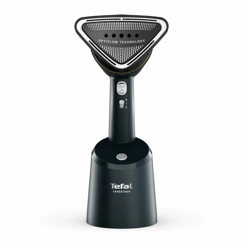 Tefal Отпариватель компактный AeroSteam, 1400Вт, 100мл, постоянный пар - 20гр, черно-зеленый (DT9810F0)
