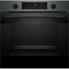 Bosch Духова шафа Bosch електрична, 76л, A, дисплей, конвекція, телескопічні направляючі, темно-сірий (HUA736EG0T)