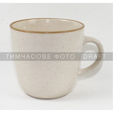 ARDESTO Mug Apulia, 450ml, ceramic, creamy (AR2945AC)