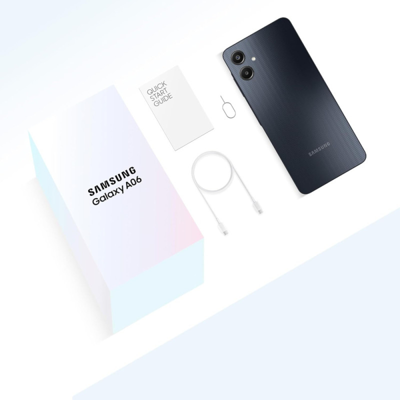 Samsung Смартфон Galaxy A06 (A065) 6.7" 4/128ГБ, 2SIM, 5000мА•год, чорний (SM-A065FZKGSEK)