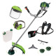 Verto garden petrol trimmer 42.7cm.cube 1.2hp 46cm line 25.5cm knife 7.3kg (50G491)