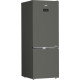 Beko Ref Beko with bottom freezer, 192x70x74.5, ref-340L, freez.-150L, 2doors, A++, NF, display, HarvestFresh, inox (B5RCNE565HXPMG)