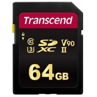 Transcend SDXC/SDHC 700S[Карта памяти SD 64GB C10 UHS-II U3 R285/W220MB/s 4K] (TS64GSDC700S)