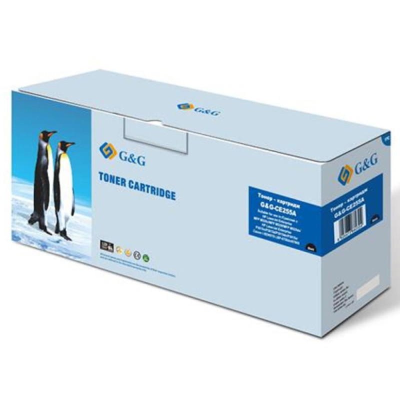 G&G для HP LJ P3015 series-G&G-724 Black (G&G-CE255A)
