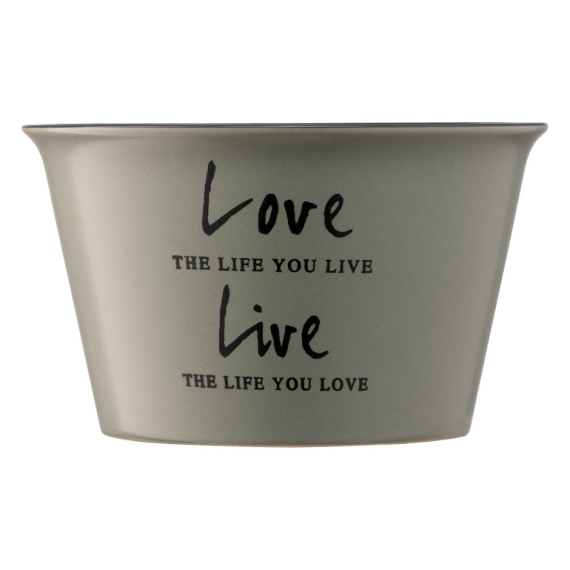 ARDESTO Bowl Way of life, 550ml, ceramics, gray