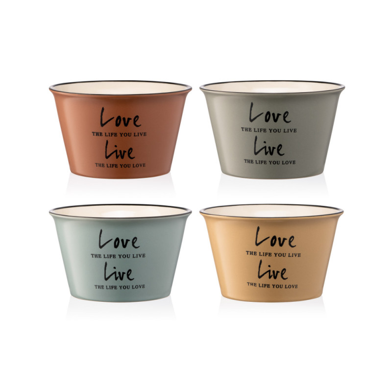 ARDESTO Bowl Way of life, 550ml, ceramics, gray