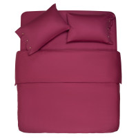 ARDESTO Простынь Mix&Match, 180х240см, 100% хлопок, сатин, ягодный (ART1824FSR)